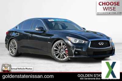 Photo Used 2020 INFINITI Q50 Red Sport 400 w/ Cargo Package