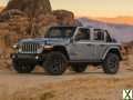 Photo Used 2021 Jeep Wrangler Unlimited Rubicon 4xe w/ Steel Bumper Group