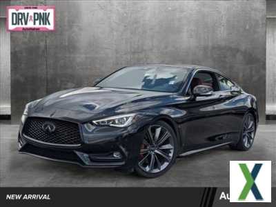 Photo Used 2021 INFINITI Q60 Red Sport 400 w/ Carbon Fiber Package