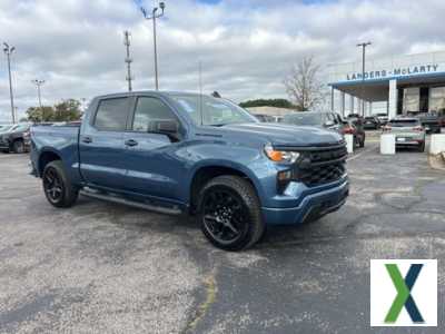Photo Certified 2024 Chevrolet Silverado 1500 Custom w/ Turbomax Blackout Package